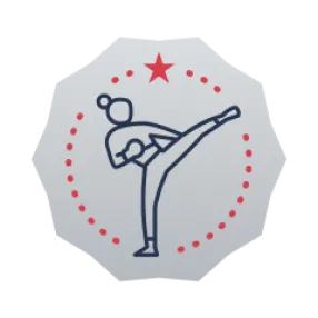 FightCamp best kickboxing badge